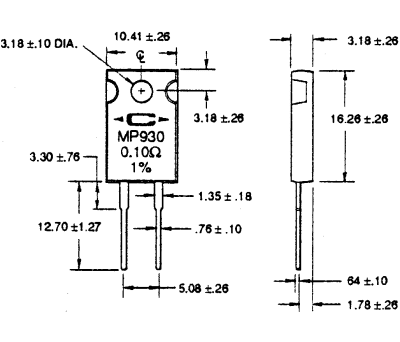 Product image for RESISTOR 25W 5K 1%