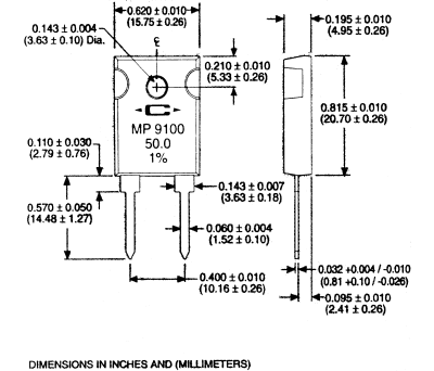 Product image for RESISTOR 100W 1% 100R