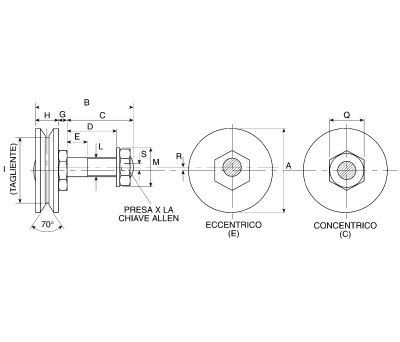 Product image for HEPCO SJ-265-C BEARING ASSEMBLY,26.5MM