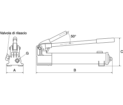 Product image for SINGLE SPEED P391 LIGHTWEIGHT HAND PUMP