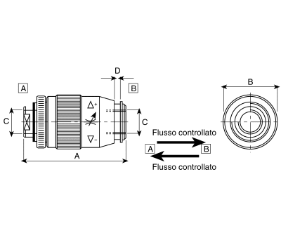 Product image for RS PRO Line Mounting Hydraulic Flow Control Valve, G 3/8, 350 bar