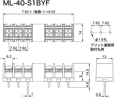 Product image for ML-40-S1BYF-10P