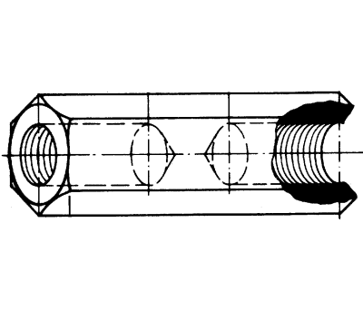 Product image for SPACER 10MM M2.5