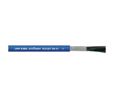 Product image for Lapp 4 Core Screened Industrial Cable, 0.75 mm² (CE) Blue 50m Reel