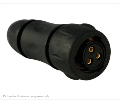 Product image for UTS FEM CABLE PLUG/BACKSHELL SIZE 10-3