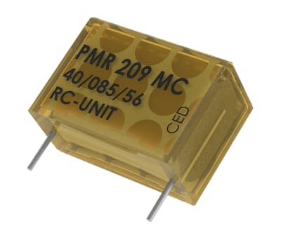 Product image for PMR209 PCB mount,0.1uF 47R250Vac