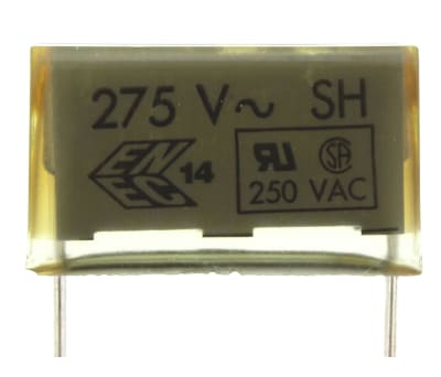 Product image for PME271M capacitor,100nF 275Vac