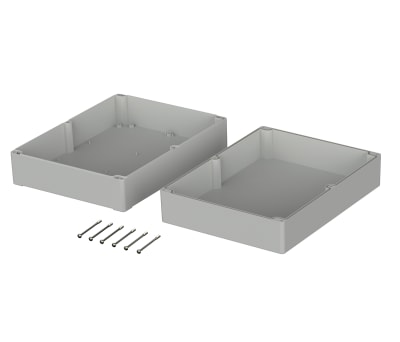 Product image for IP65 LIGHT GREY ABS BOX,360X200X150MM