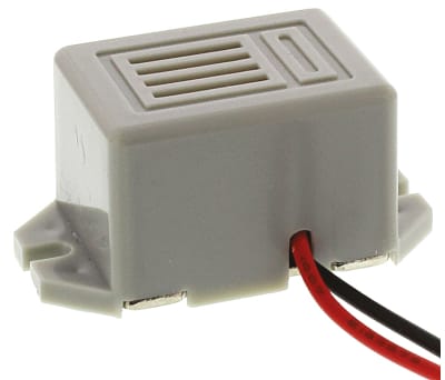 Product image for Flanged flying lead buzzer 3Vdc 75dB