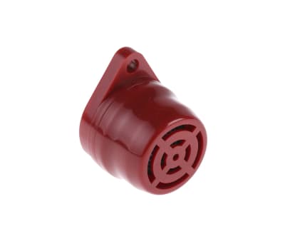 Product image for Moflash AE30M Red Single Tone Buzzer, 24 V, 75dB at 1 Metre, Panel Mount, IP34