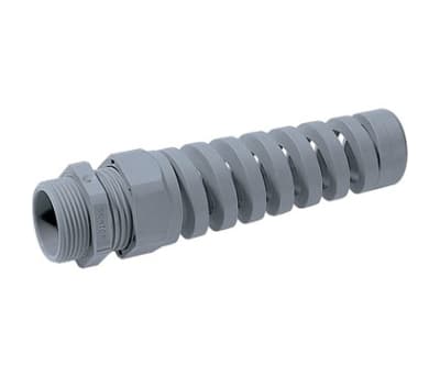 Product image for Cable gland, strain relief, grey, PG13.5