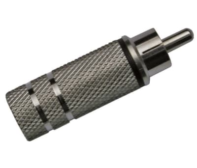 Product image for Black line nickel plated cable plug