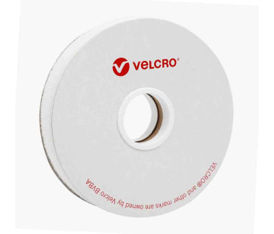 Product image for VELCRO LOOP TAPE 5M X 20MM, WHITE