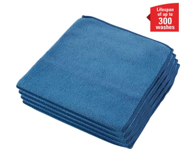 Product image for WYPALL MICROFIBRE CLOTH 40CMSQ 6 PK BLUE