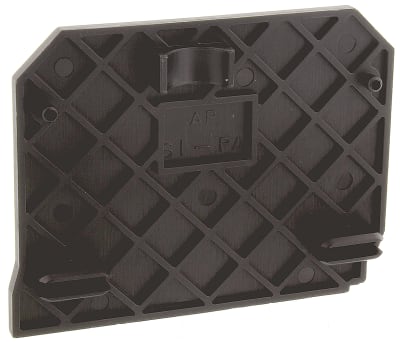 Product image for Endplate for fused terminals black