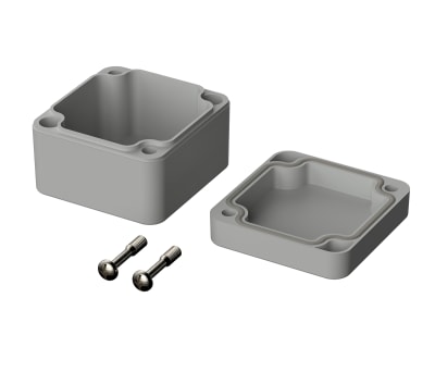 Product image for IP65 LIGHT GREY ABS BOX,52X50X35MM