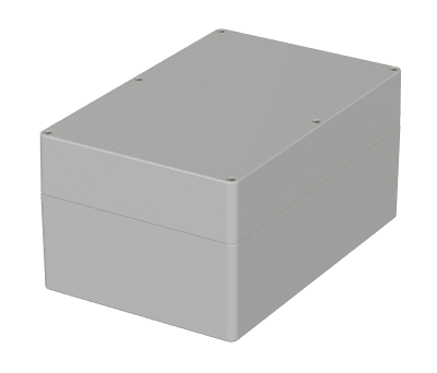 Product image for IP65 LIGHT GREY ABS BOX,240X160X120MM