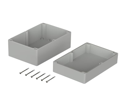 Product image for IP65 LIGHT GREY ABS BOX,240X160X120MM