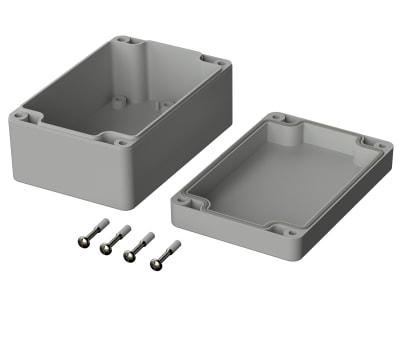 Product image for IP65 LIGHT GREY ABS BOX,120X80X55MM