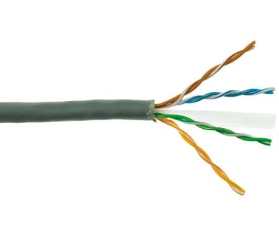 Product image for Cable Cat 6 UTP stranded 23 AWG PVC