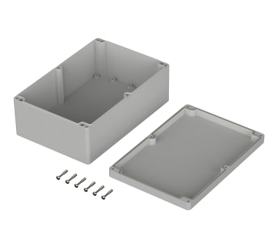 Product image for IP65 ENCLOSURE W/GREY LID,240X160X90MM