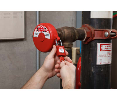 Product image for RED GATE VALVE LOCKOUT,25-64MM