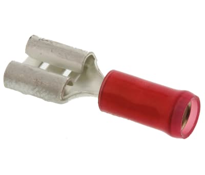 Product image for Receptacle terminal,PIDG FASTON 250,red
