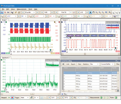 Product image for 4 CHANNEL PC OSCILLOSCOPE 25MHZ