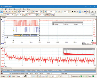 Product image for 4 CHANNEL PC OSCILLOSCOPE 25MHZ