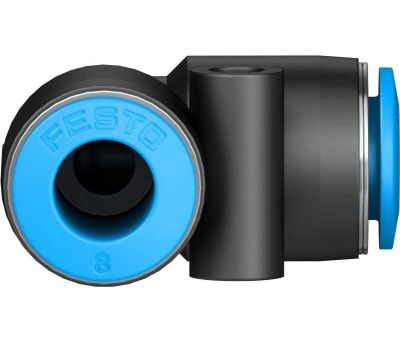 Product image for Festo Tube-to-Tube Pneumatic Elbow Fitting Push In 8 mm to Push In 8 mm, QSL Series, 14 bar