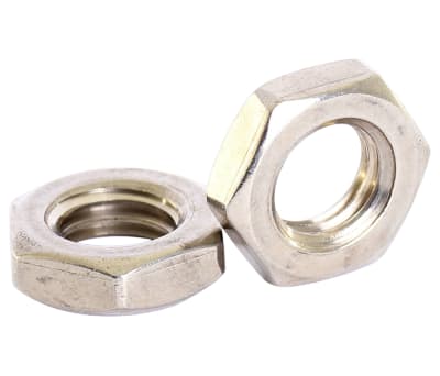 Product image for M20 A2 S/Steel Locking Half Nut,Din 439