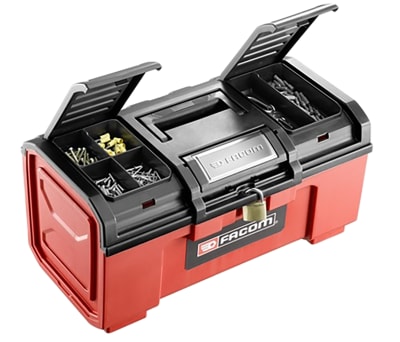 Product image for Facom One Touch Plastic Tool Box, 603 x 260 x 273mm