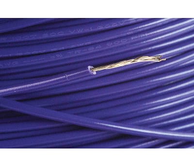 Product image for Wire 24 AWG PVC 300V UL1007 Violet 305m