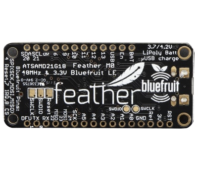 Product image for ADAFRUIT Feather M0 Bluefruit LE MCU Development Board 2995