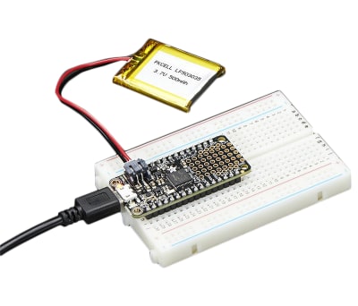 Product image for ADAFRUIT Feather M0 Bluefruit LE MCU Development Board 2995