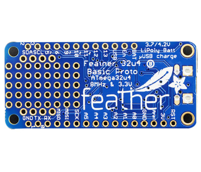 Product image for ADAFRUIT FEATHER 32U4 BASIC PROTO BOARD