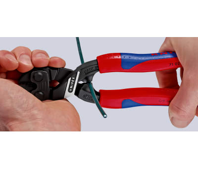 Product image for Knipex 71 02 200 T 200 mm Chrome Vanadium Steel Compact bolt cutter