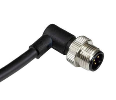 Product image for M12 Connector Male Angled,4W, 2m, Mini