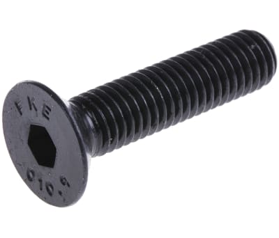 Product image for Blk steel hex skt csk head screw,M12x70