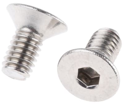 Product image for A4s/steel hex skt csk head screw,M8x35