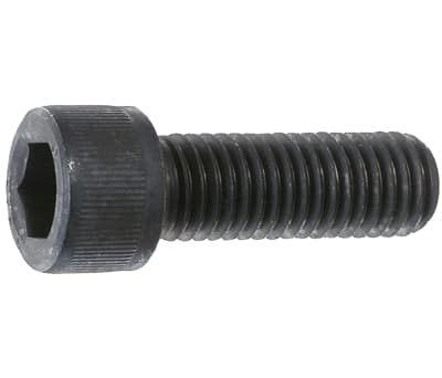 Product image for Blk steel socket head cap screw,M16x30