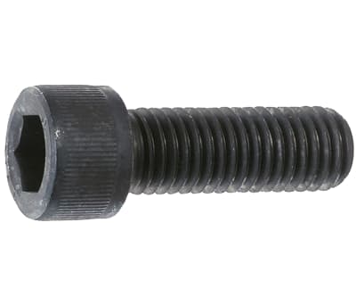 Product image for Blk steel socket head cap screw,M16x30