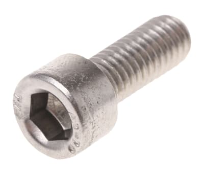 Product image for A2 s/steel hex socket cap screw,M5x8