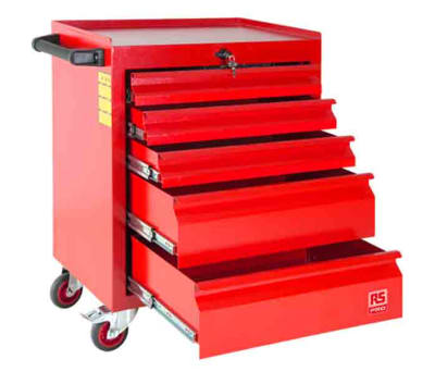 Product image for 5 Drawer Cabinet with 160pcs tool set
