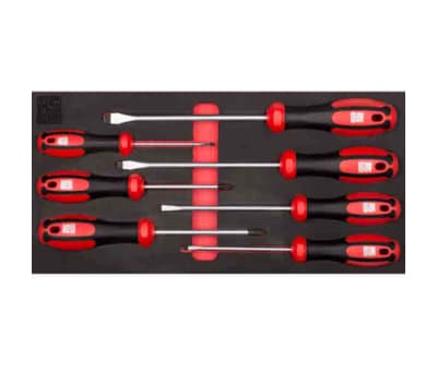 Product image for 7 Pc C-PLUS Slotted/PH Screwdriver Set