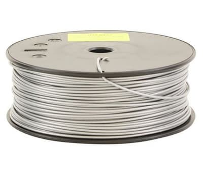 Product image for RS Pro Silver PLA 1.75mm filament 2.3kg