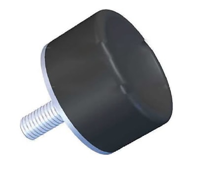 Product image for Stud Mount Foot (M) 10x8mm M4x10 45 ShA
