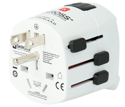 Product image for PRO LIGHT SCHUKO TO WORLD TRAVEL ADAPTOR