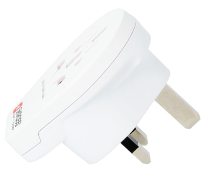 Product image for WORLD TO BRITISH USB TRAVEL ADAPTOR