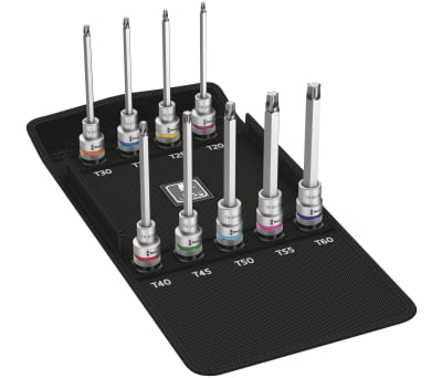 Product image for 8767C TX SOCKET SET 1/2"/140MM METRIC